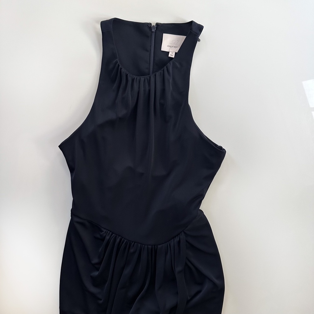 Cinq à Sept Lezlie Midi Dress in Navy - Picture 10 of 15